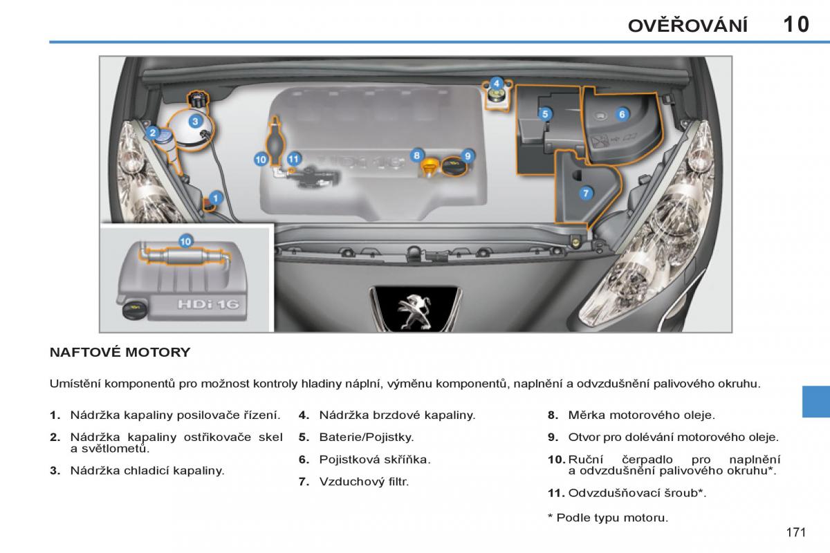 Peugeot 308 SW I 1 navod k obsludze / page 173