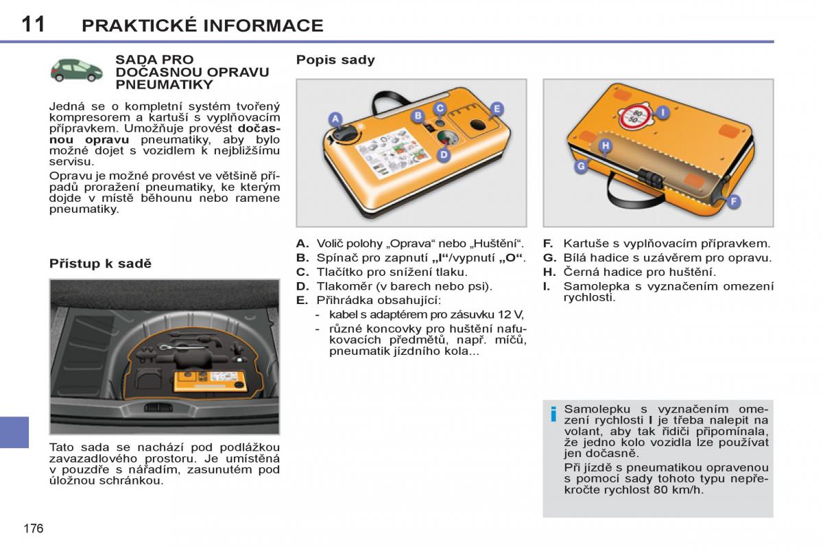 Peugeot 308 SW I 1 navod k obsludze / page 178