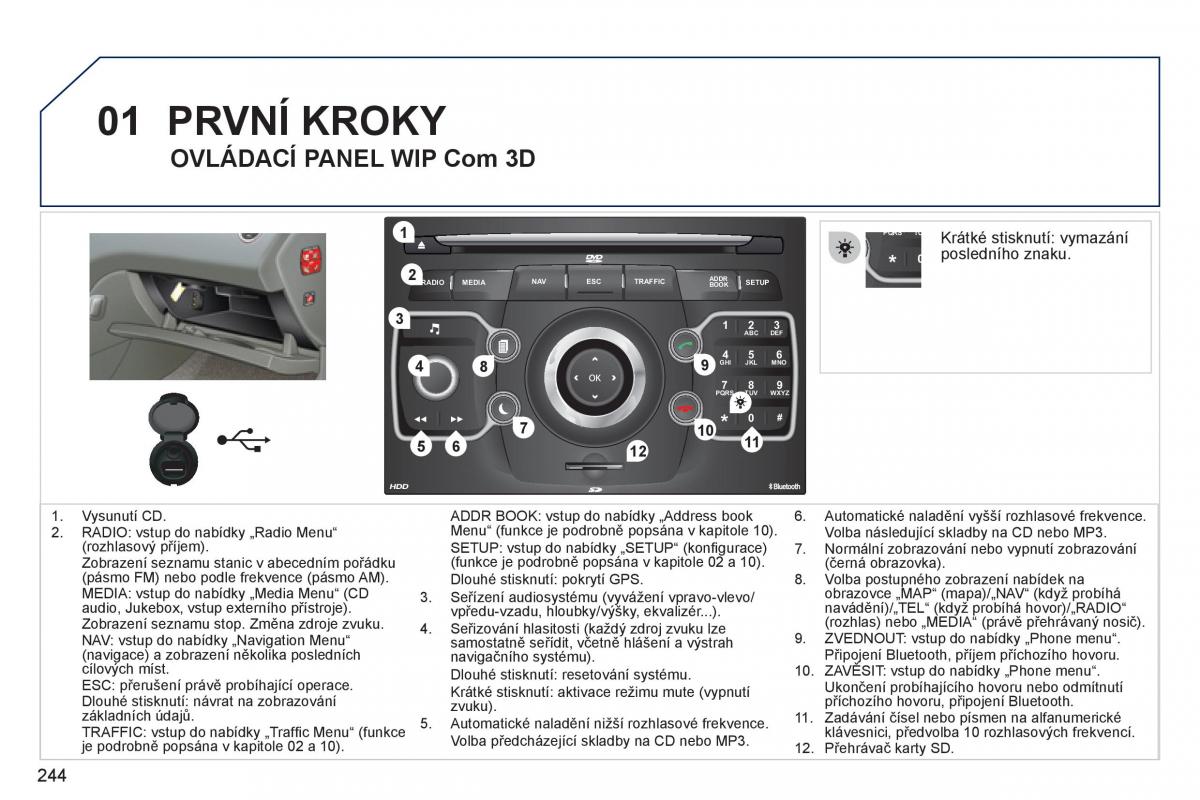 Peugeot 308 SW I 1 navod k obsludze / page 246