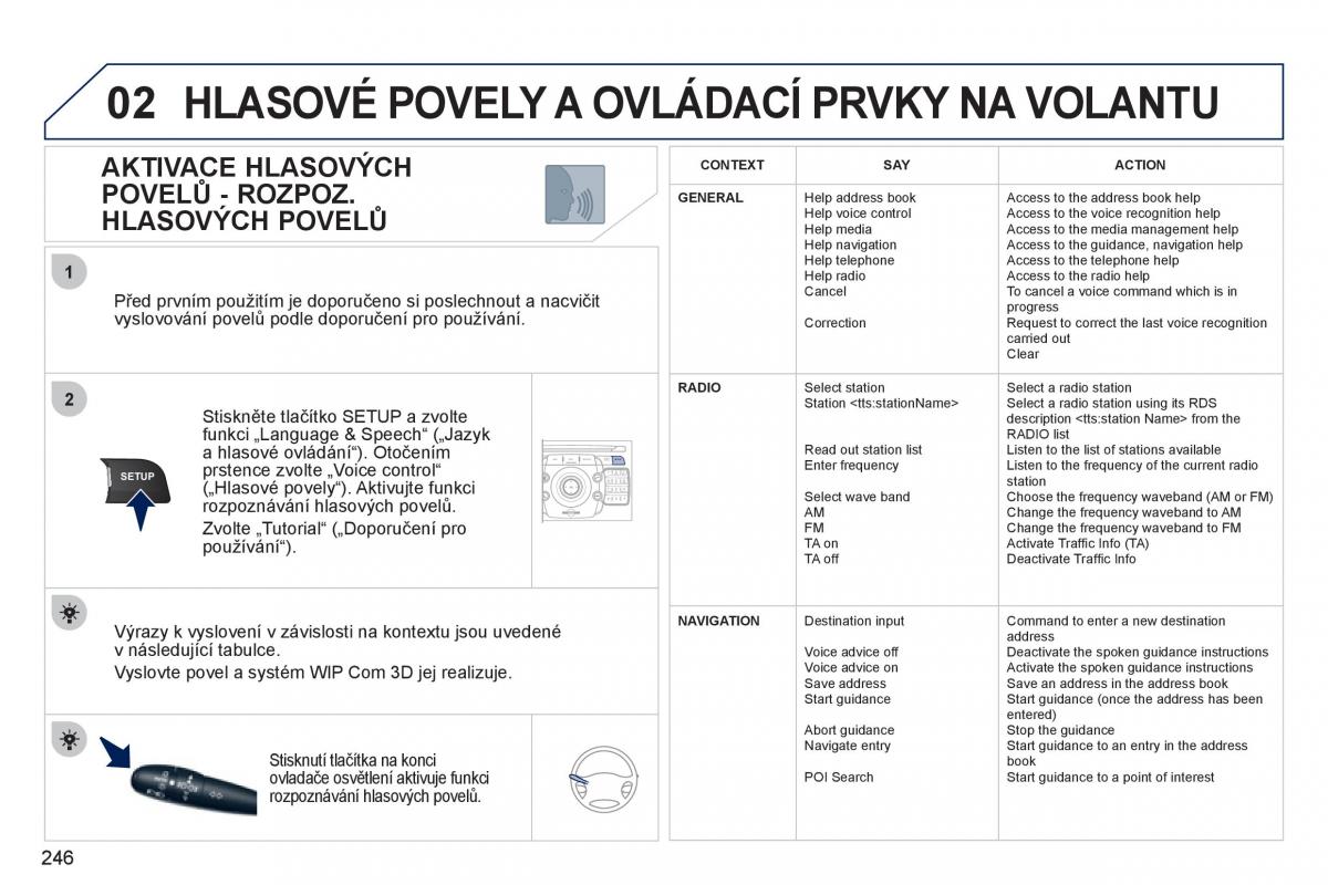 Peugeot 308 SW I 1 navod k obsludze / page 248