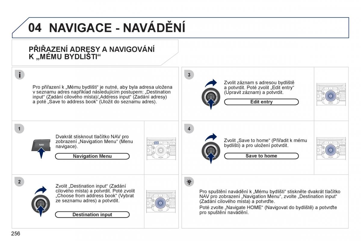 Peugeot 308 SW I 1 navod k obsludze / page 258