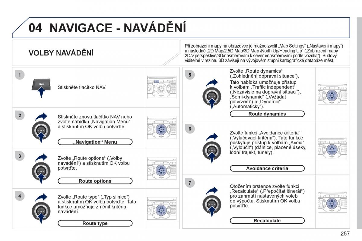 Peugeot 308 SW I 1 navod k obsludze / page 259