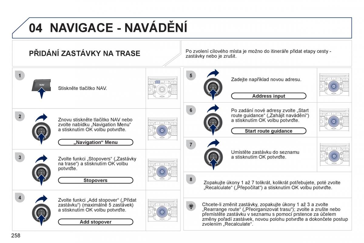 Peugeot 308 SW I 1 navod k obsludze / page 260