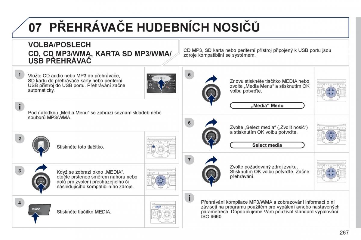 Peugeot 308 SW I 1 navod k obsludze / page 269