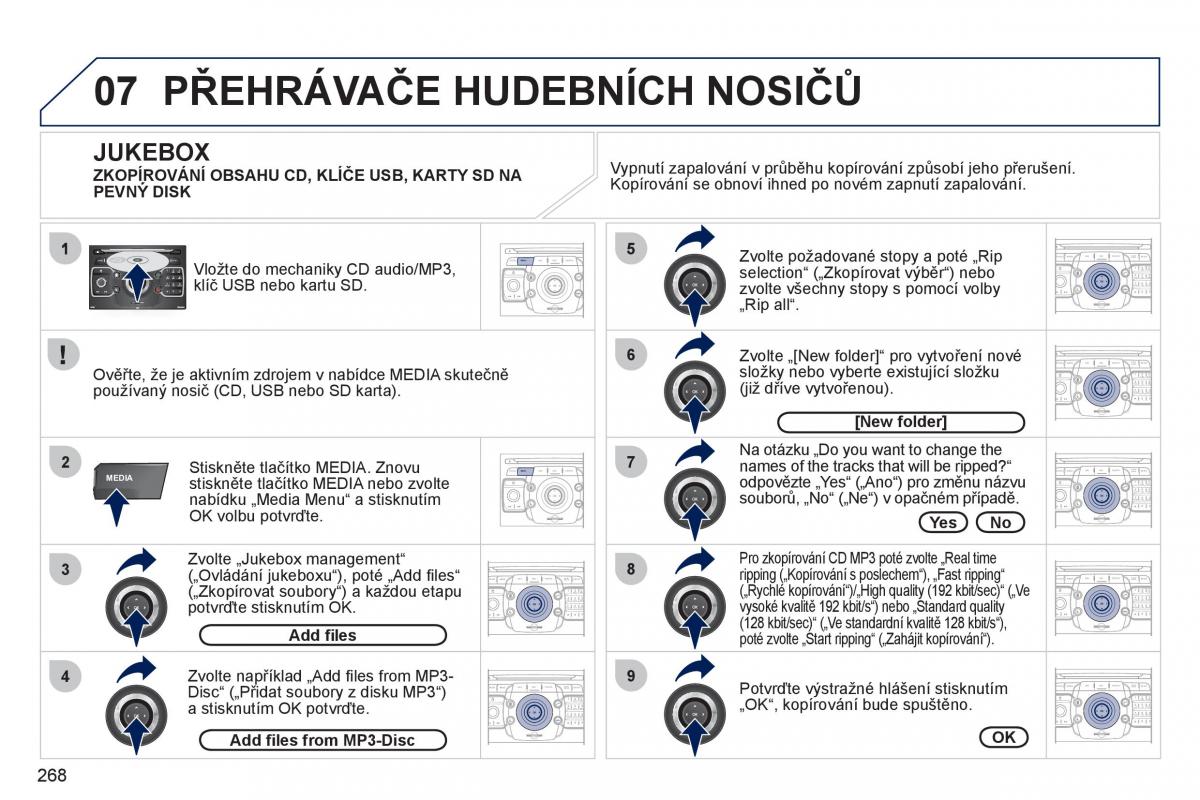 Peugeot 308 SW I 1 navod k obsludze / page 270