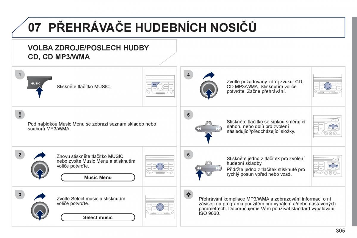 Peugeot 308 SW I 1 navod k obsludze / page 307