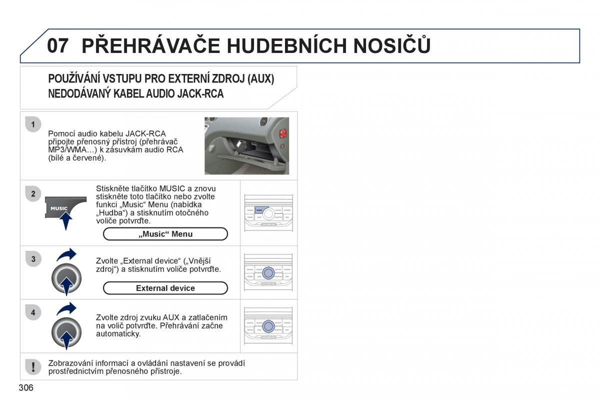 Peugeot 308 SW I 1 navod k obsludze / page 308