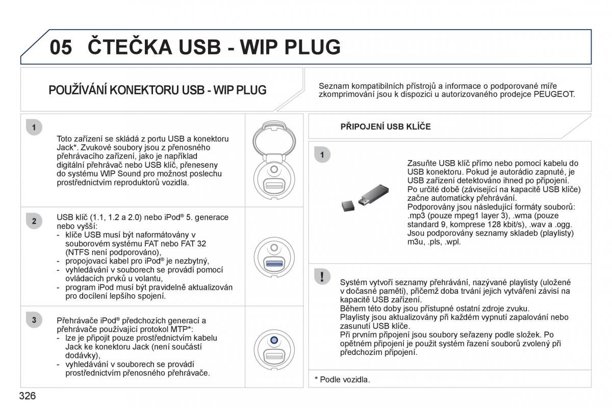 Peugeot 308 SW I 1 navod k obsludze / page 328