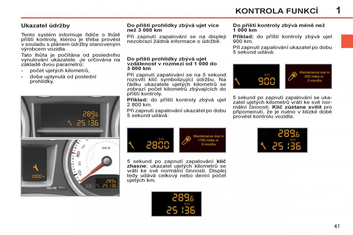 Peugeot 308 SW I 1 navod k obsludze / page 43