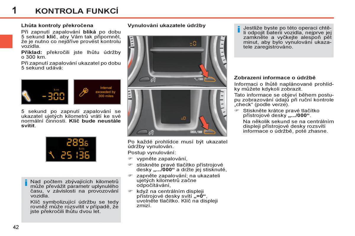 Peugeot 308 SW I 1 navod k obsludze / page 44