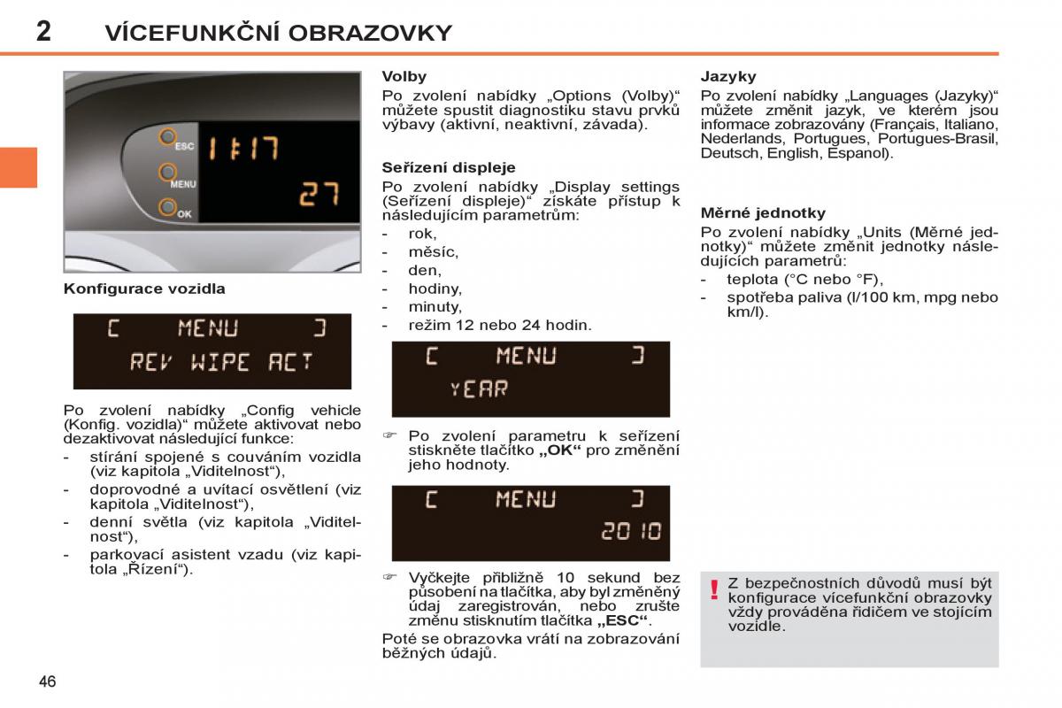 Peugeot 308 SW I 1 navod k obsludze / page 48