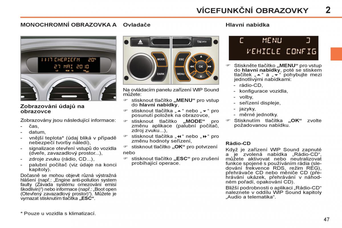 Peugeot 308 SW I 1 navod k obsludze / page 49