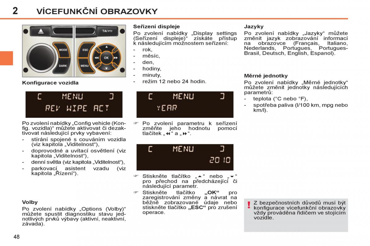 Peugeot 308 SW I 1 navod k obsludze / page 50