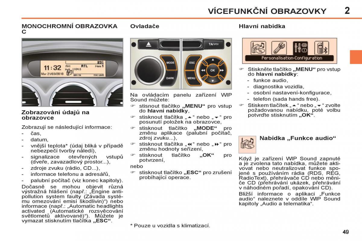 Peugeot 308 SW I 1 navod k obsludze / page 51