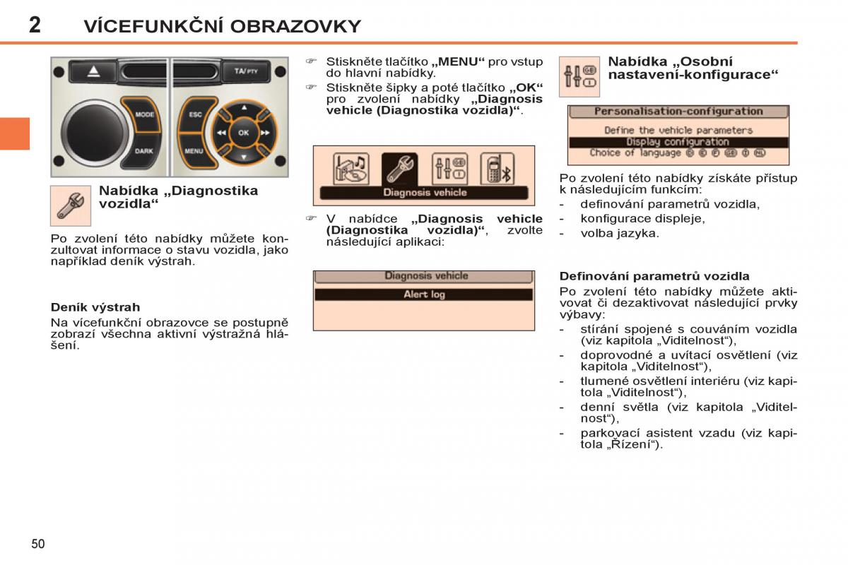 Peugeot 308 SW I 1 navod k obsludze / page 52