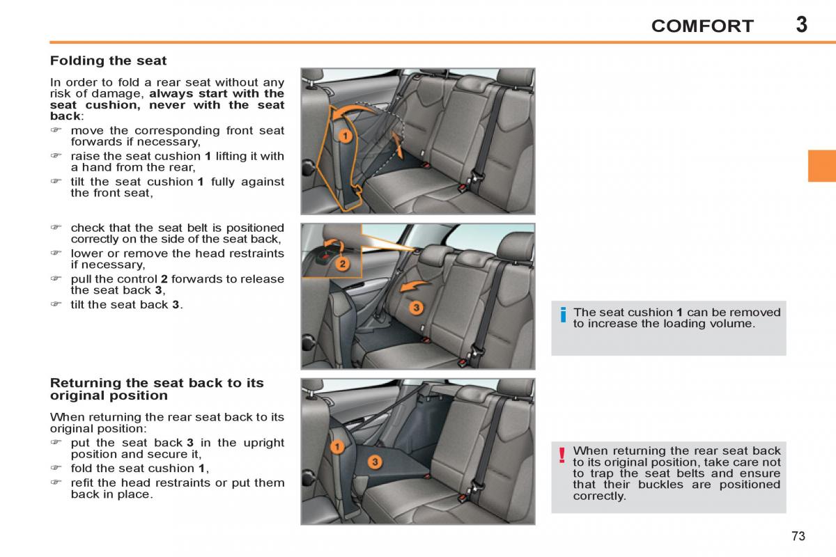 Peugeot 308 SW I 1 owners manual / page 75