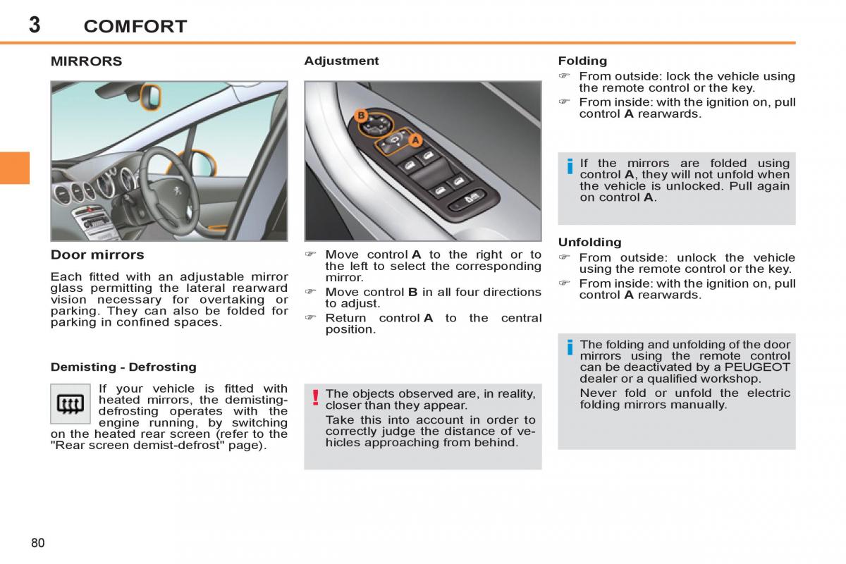 Peugeot 308 SW I 1 owners manual / page 82