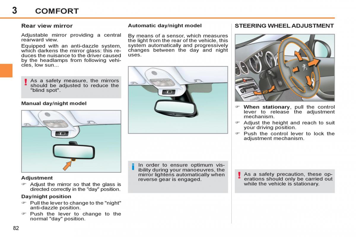 Peugeot 308 SW I 1 owners manual / page 84