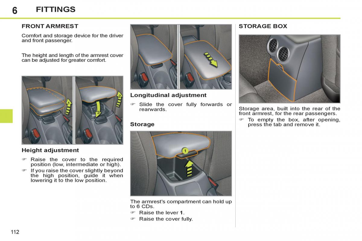 Peugeot 308 SW I 1 owners manual / page 114