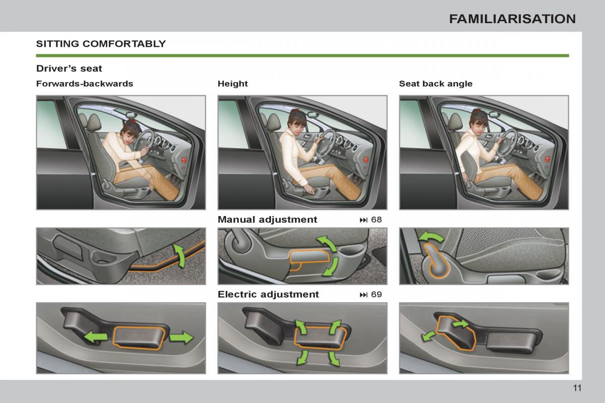 Peugeot 308 SW I 1 owners manual / page 13