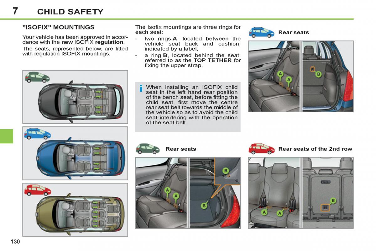 Peugeot 308 SW I 1 owners manual / page 132