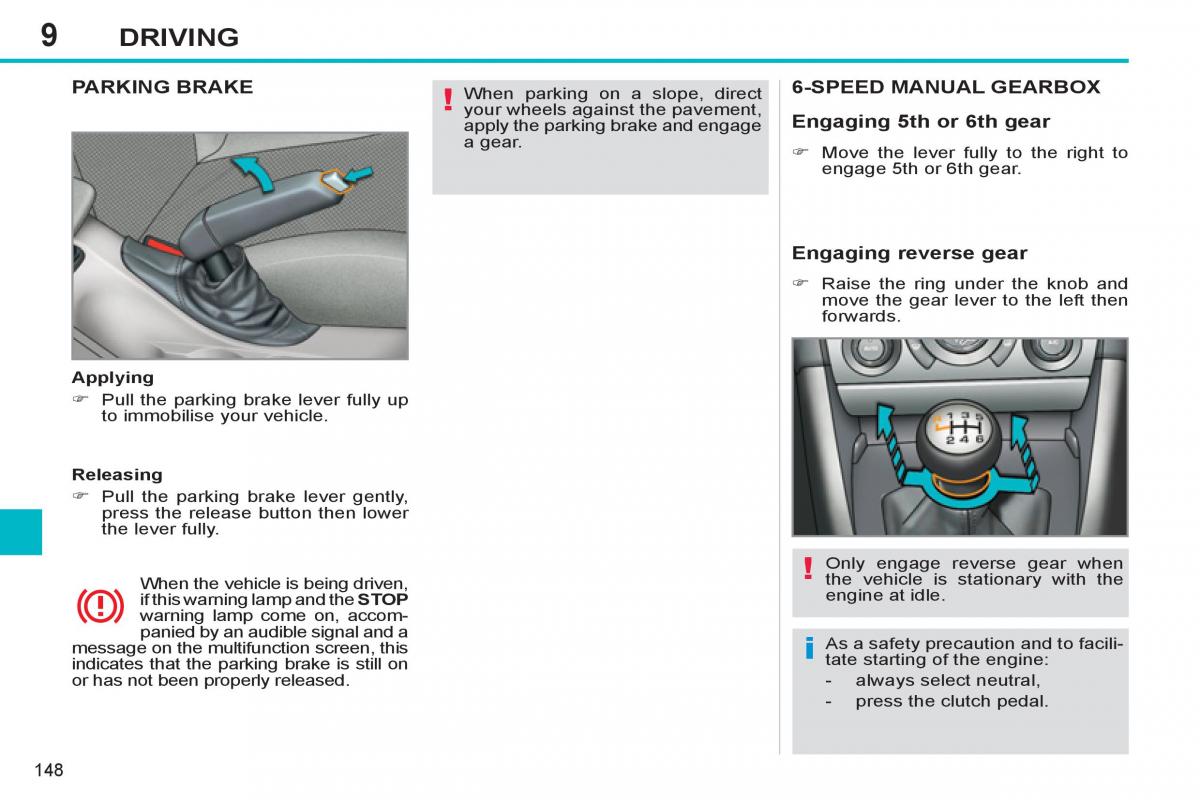 Peugeot 308 SW I 1 owners manual / page 150