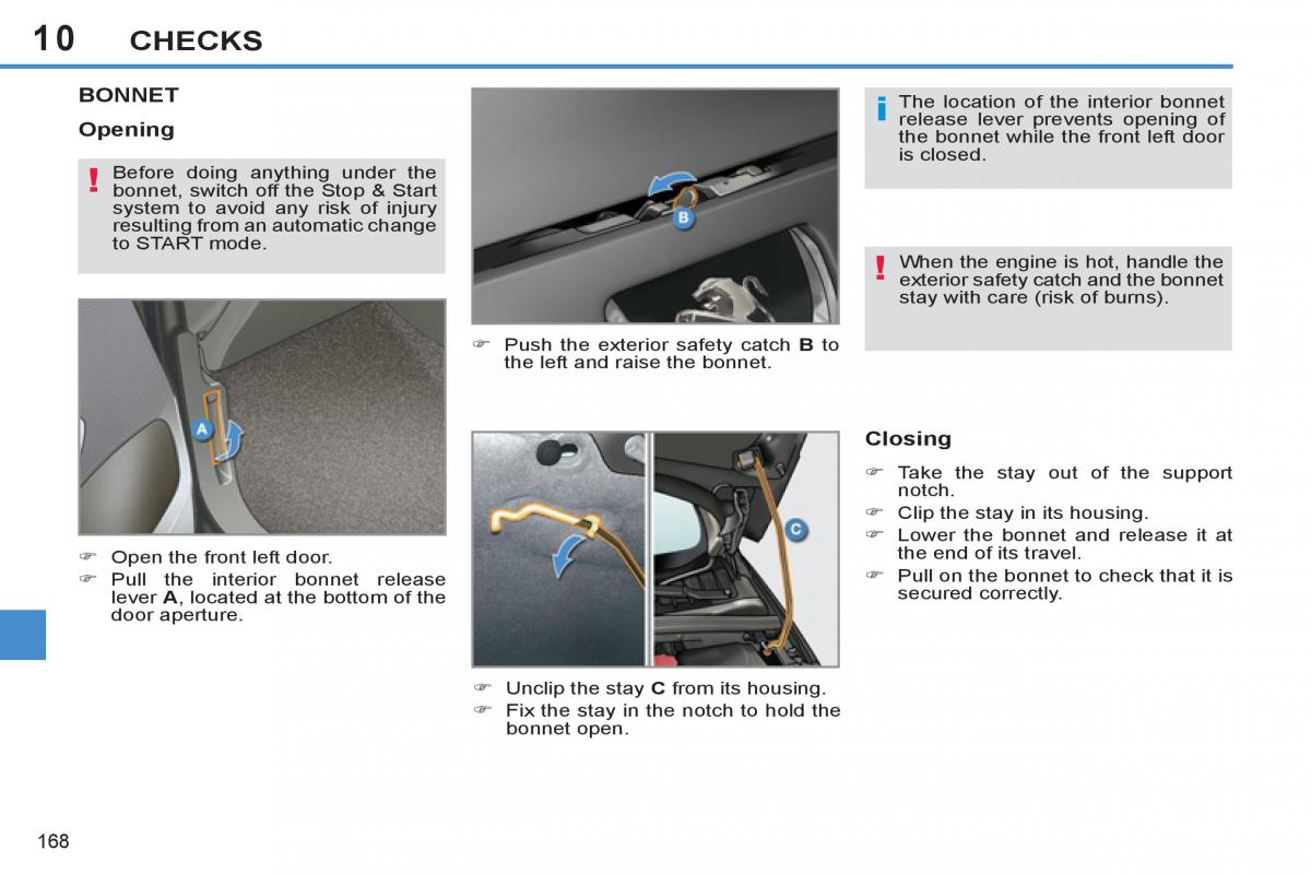 Peugeot 308 SW I 1 owners manual / page 170