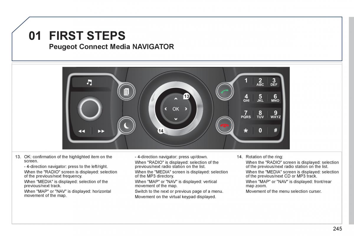 Peugeot 308 SW I 1 owners manual / page 247