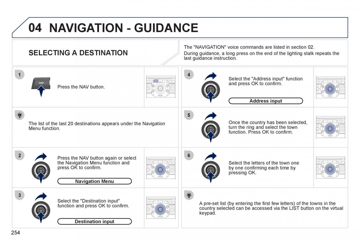 Peugeot 308 SW I 1 owners manual / page 256