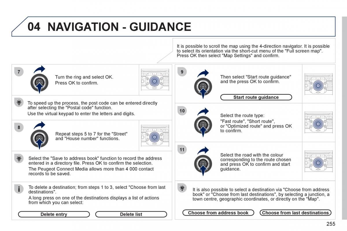 Peugeot 308 SW I 1 owners manual / page 257