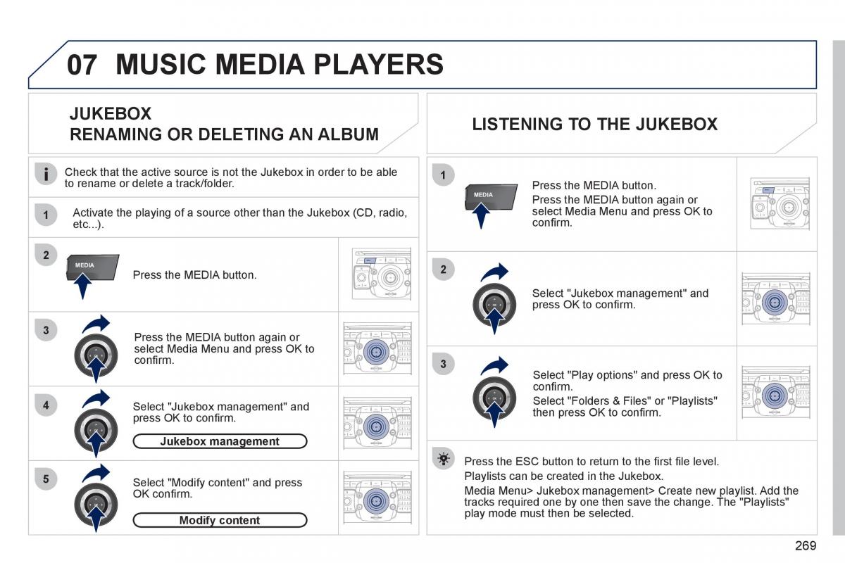 Peugeot 308 SW I 1 owners manual / page 271