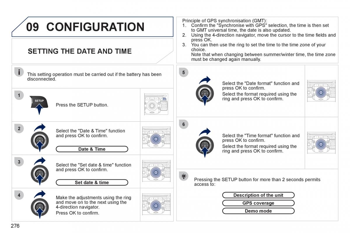 Peugeot 308 SW I 1 owners manual / page 278