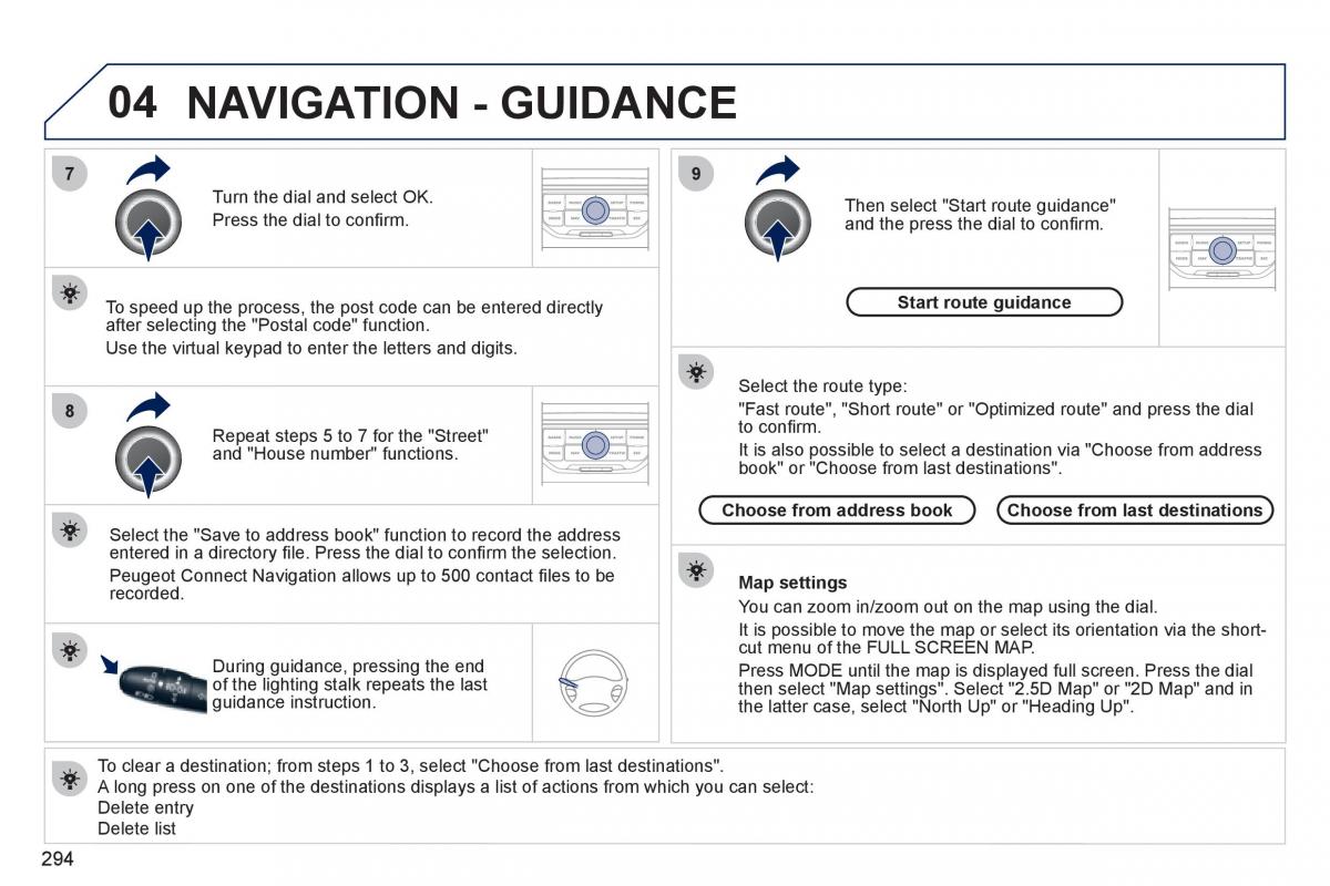 Peugeot 308 SW I 1 owners manual / page 296