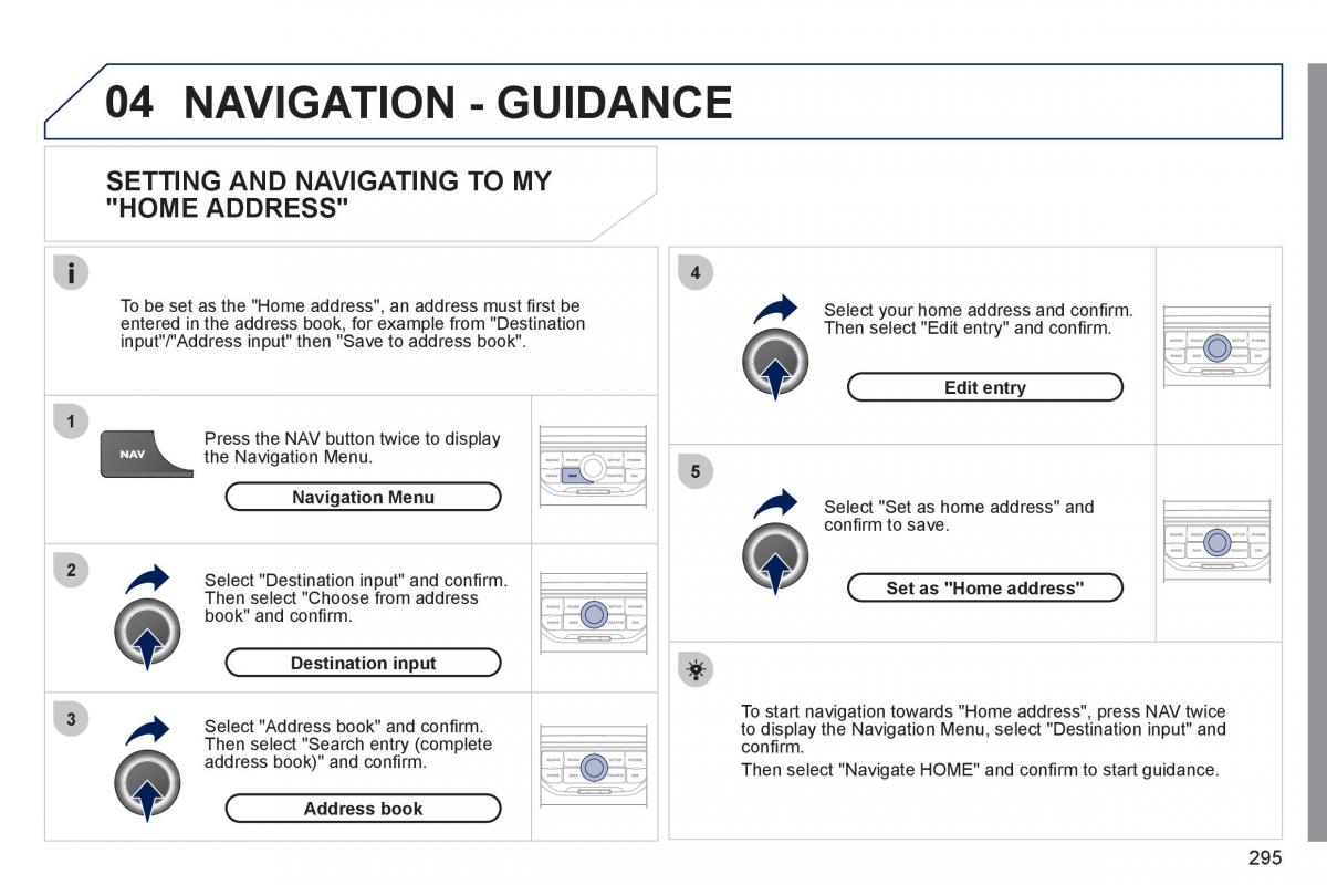 Peugeot 308 SW I 1 owners manual / page 297