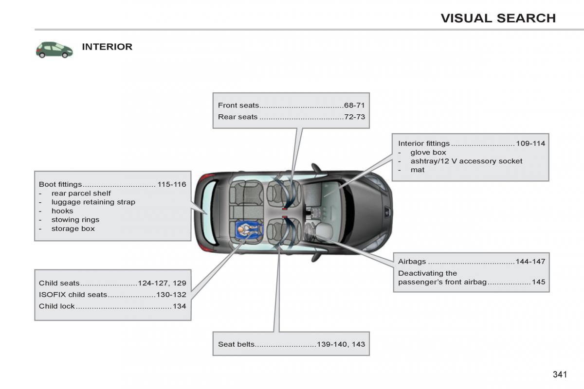 Peugeot 308 SW I 1 owners manual / page 343