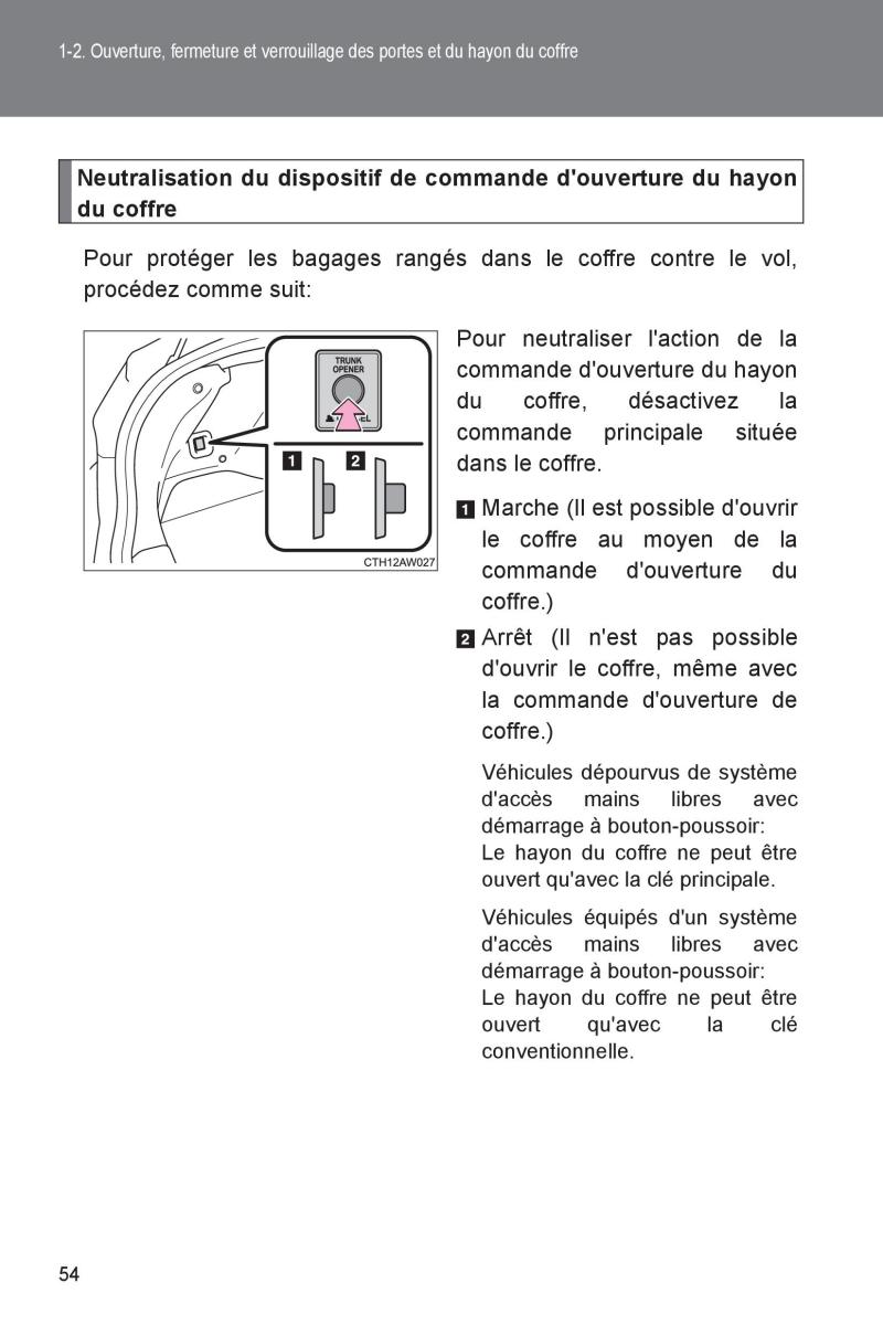 Subaru BRZ manuel du proprietaire / page 55