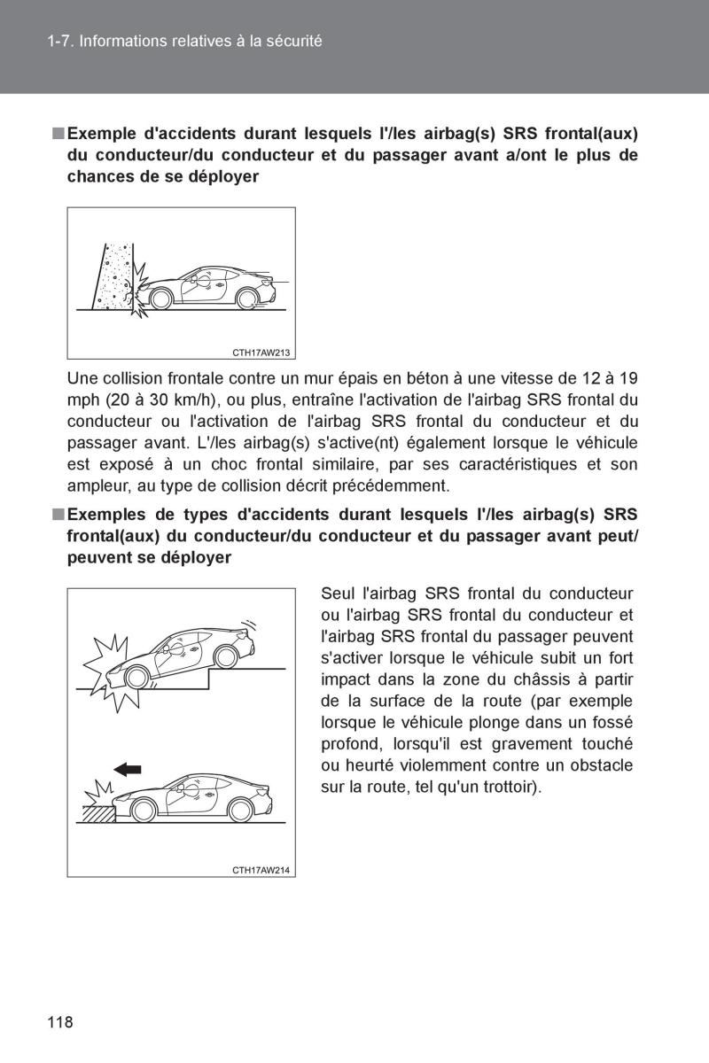 Subaru BRZ manuel du proprietaire / page 119