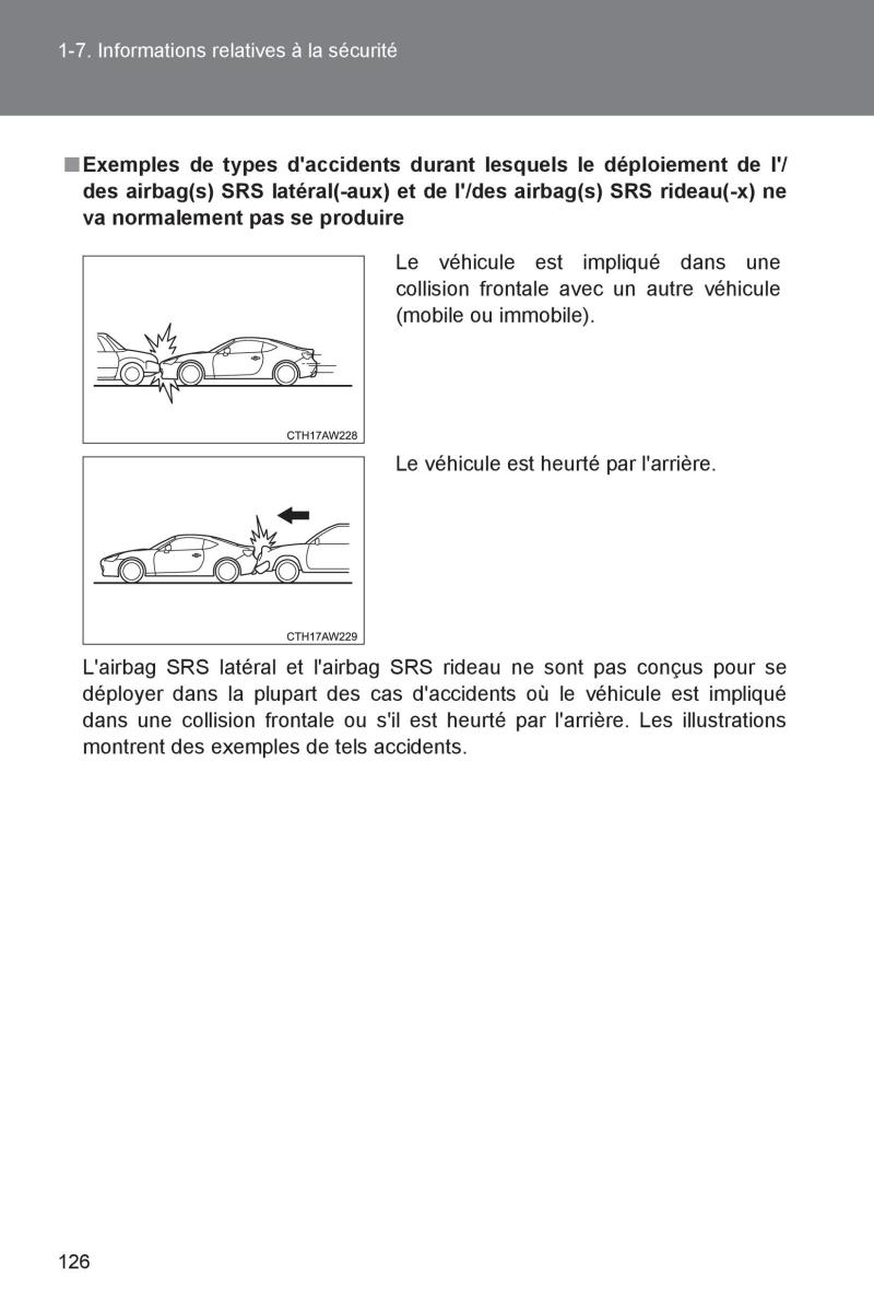 Subaru BRZ manuel du proprietaire / page 127