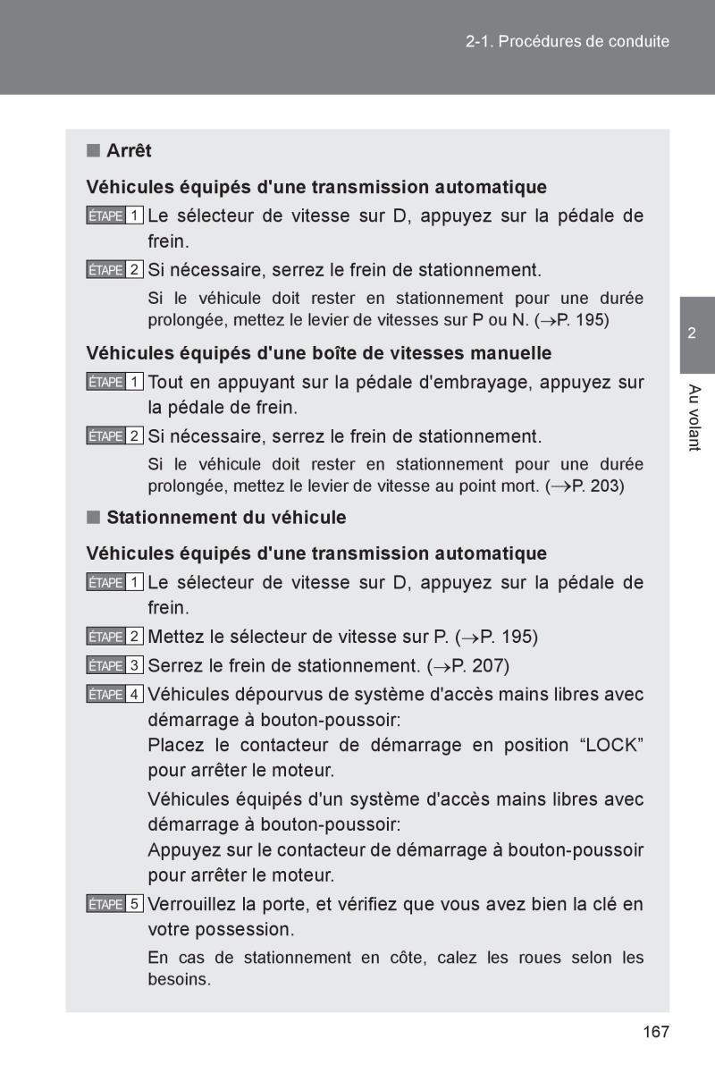 Subaru BRZ manuel du proprietaire / page 167