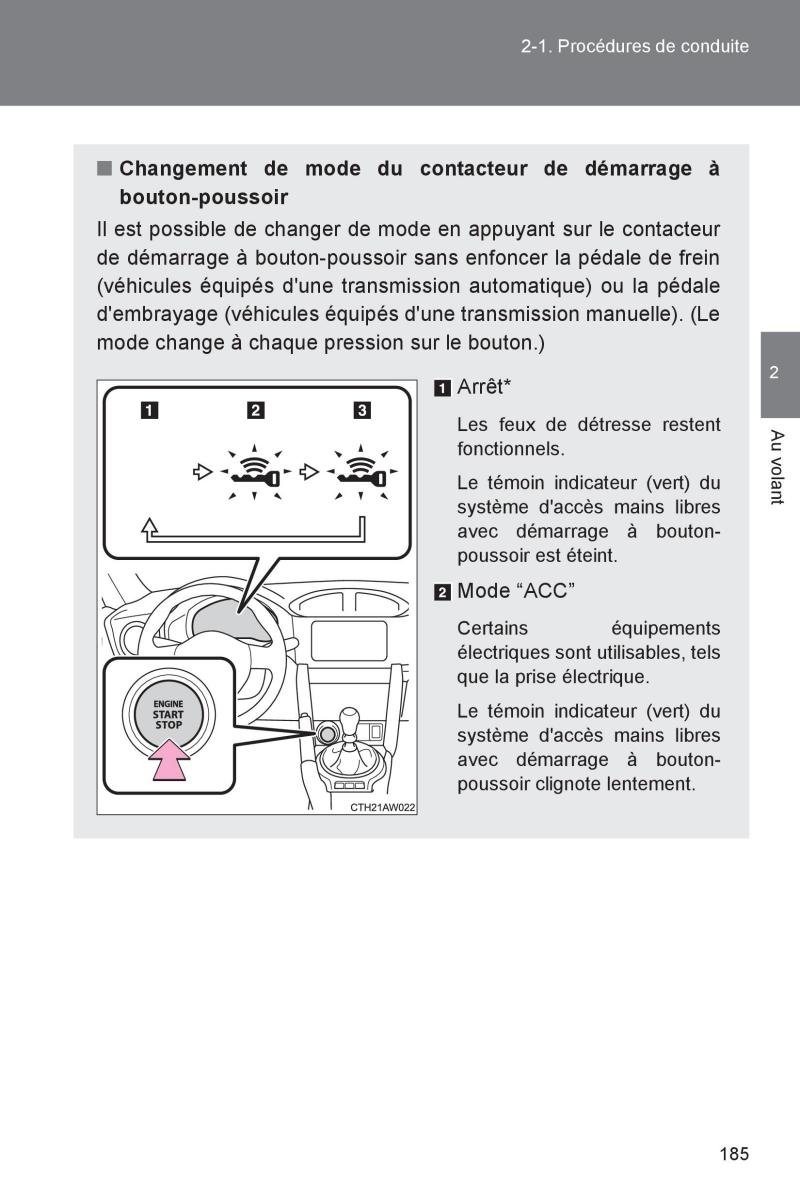 Subaru BRZ manuel du proprietaire / page 185