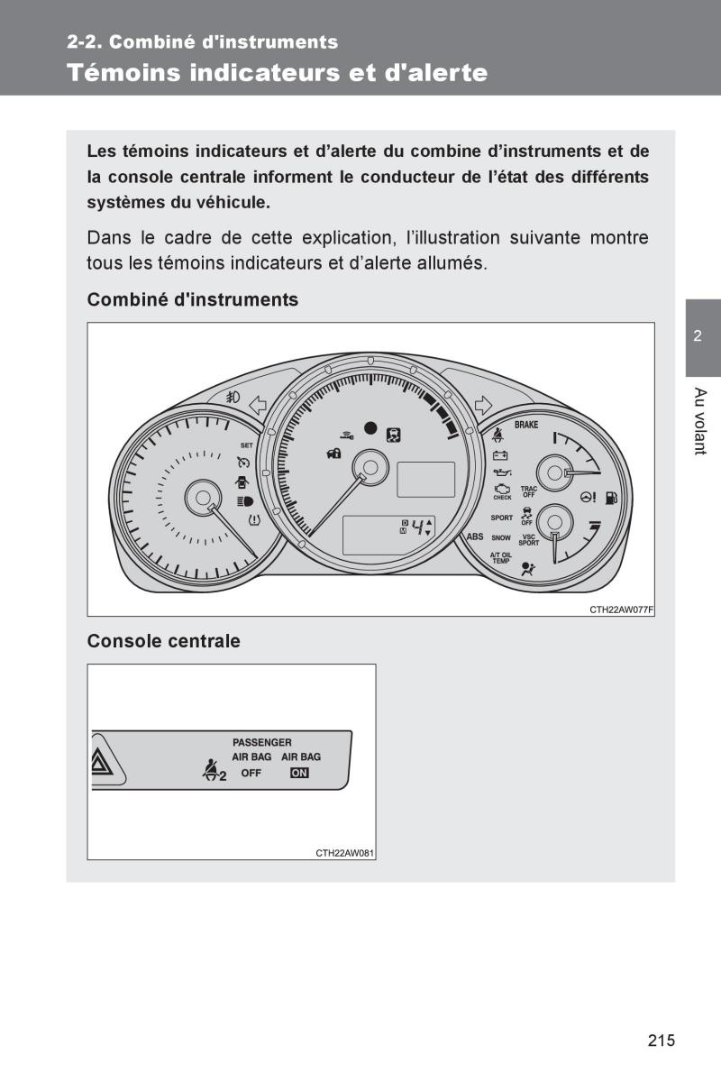 Subaru BRZ manuel du proprietaire / page 215