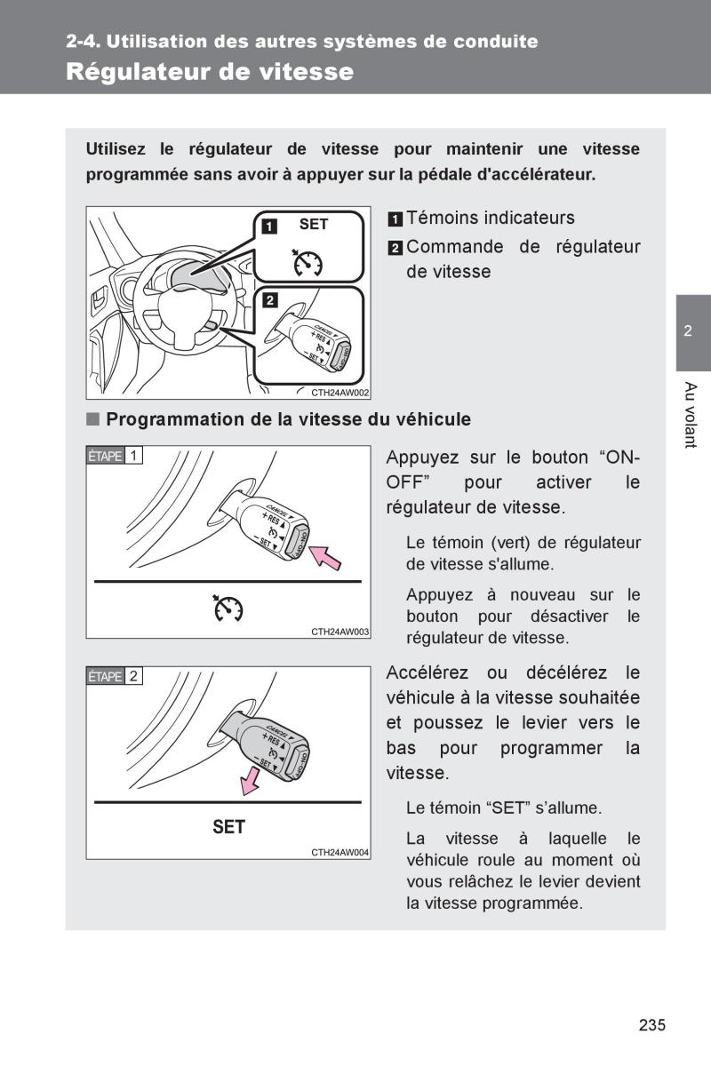 Subaru BRZ manuel du proprietaire / page 235