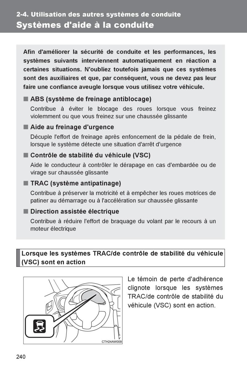 Subaru BRZ manuel du proprietaire / page 240