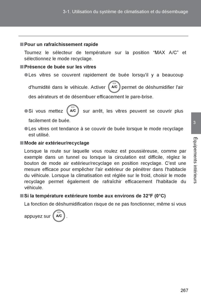 Subaru BRZ manuel du proprietaire / page 266