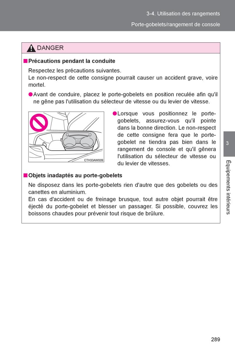 Subaru BRZ manuel du proprietaire / page 288