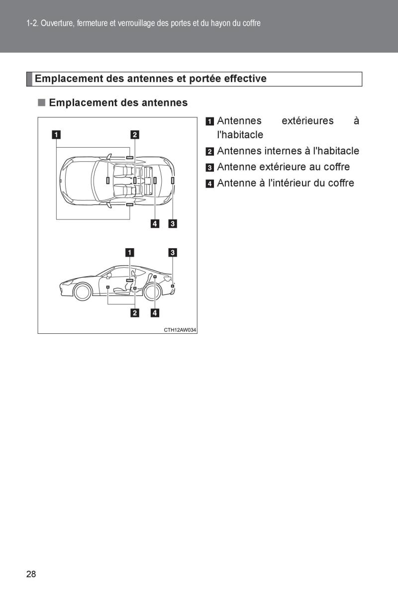 Subaru BRZ manuel du proprietaire / page 29