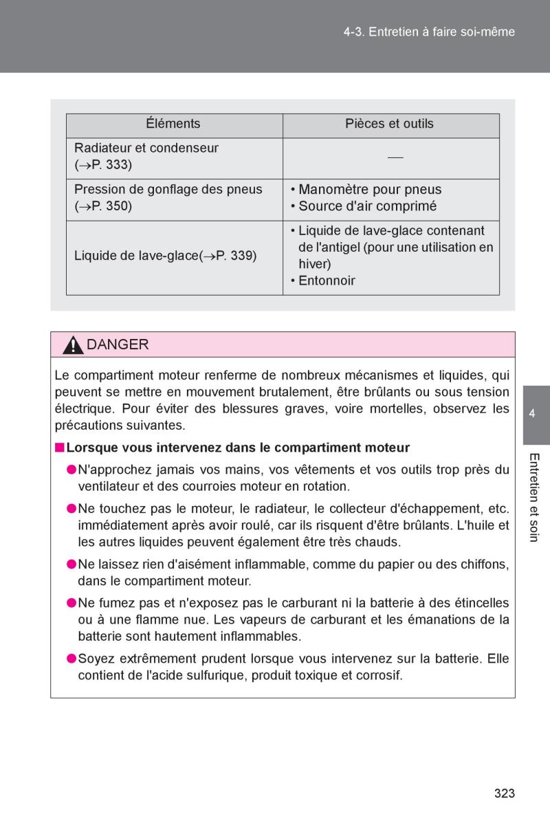 Subaru BRZ manuel du proprietaire / page 321