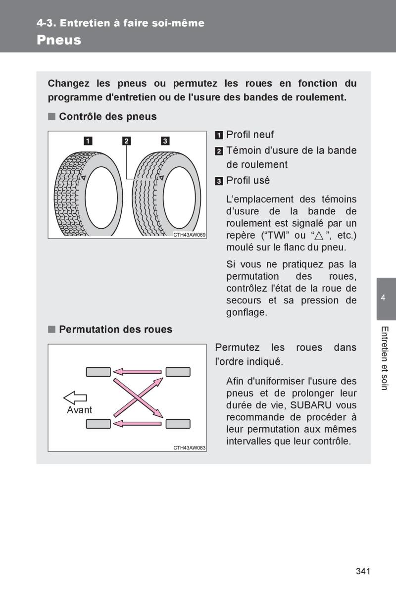 Subaru BRZ manuel du proprietaire / page 339