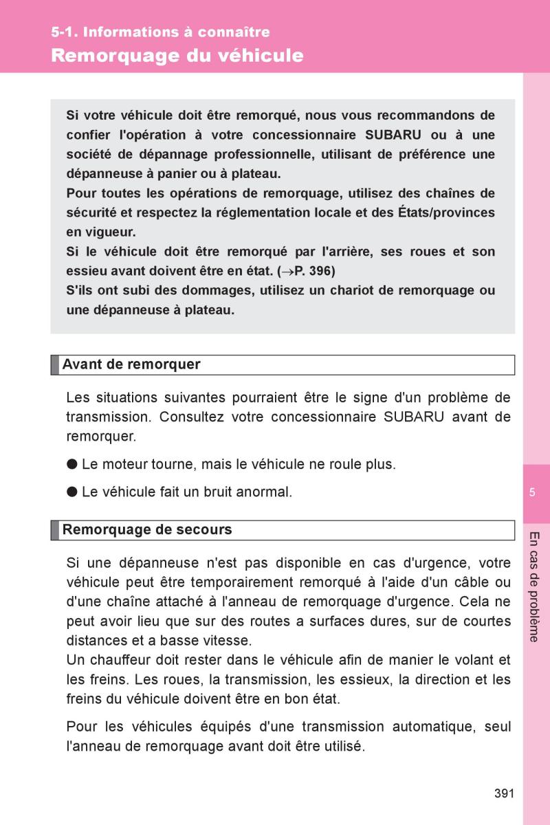 Subaru BRZ manuel du proprietaire / page 388