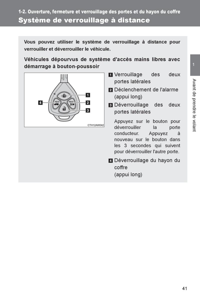 Subaru BRZ manuel du proprietaire / page 42